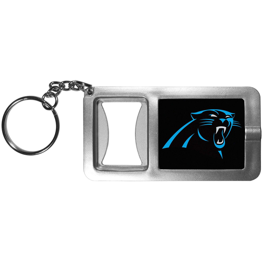 Carolina Panthers Flashlight Key Chain with Bottle Opener - Carolina Panthers - Flyclothing LLC
