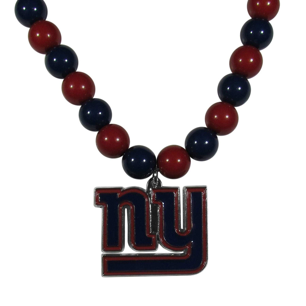 New York Giants Fan Bead Necklace - New York Giants - Flyclothing LLC
