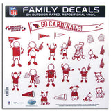 Arizona Cardinals Family Decal Set Large - Arizona Cardinals - Flyclothing LLC