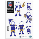 Baltimore Ravens Family Decal Set Small - Baltimore Ravens - Flyclothing LLC