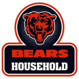 Chicago Bears Household Auto Decal - Chicago Bears - Flyclothing LLC