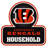 Cincinnati Bengals Household Auto Decal - Cincinnati Bengals - Flyclothing LLC