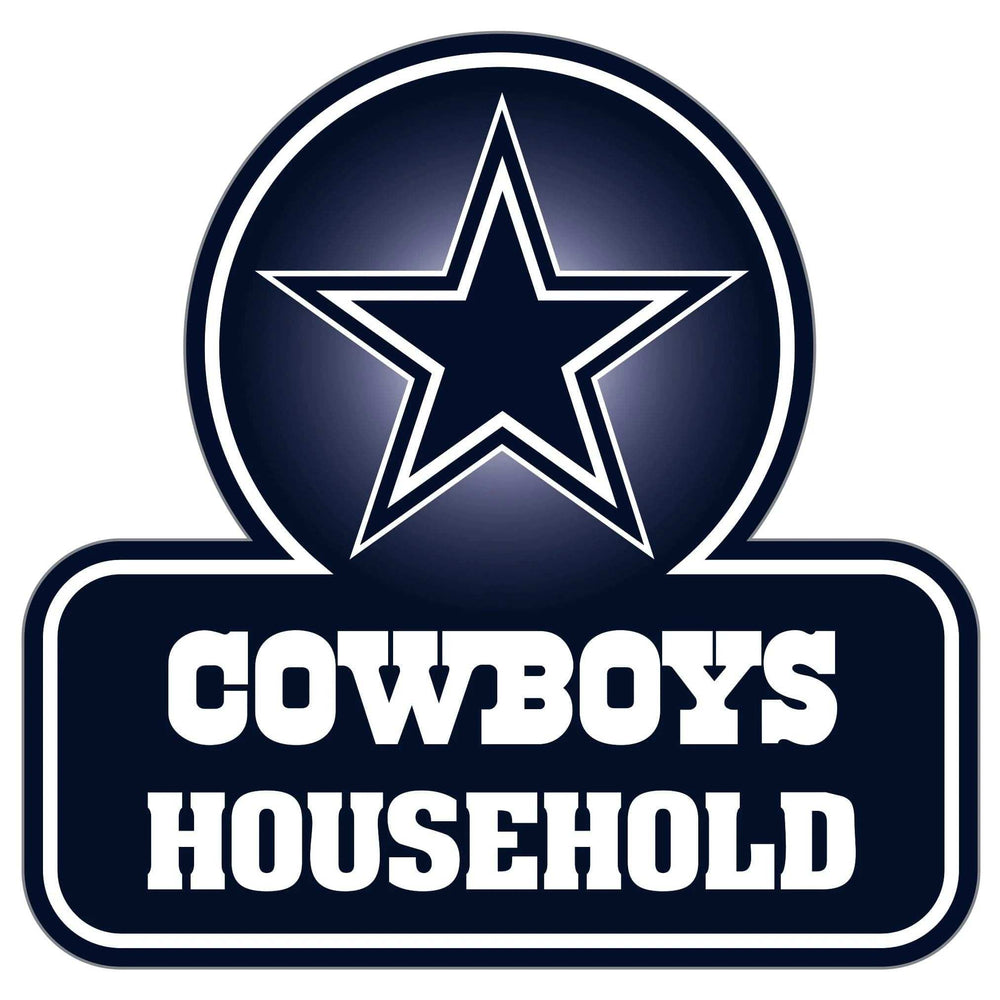 Dallas Cowboys Household Auto Decal - Dallas Cowboys - Flyclothing LLC