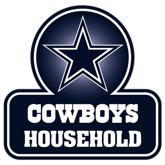 Dallas Cowboys Household Auto Decal - Dallas Cowboys - Flyclothing LLC