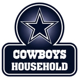 Dallas Cowboys Household Auto Decal - Dallas Cowboys - Flyclothing LLC