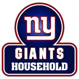 New York Giants Household Auto Decal - New York Giants - Flyclothing LLC