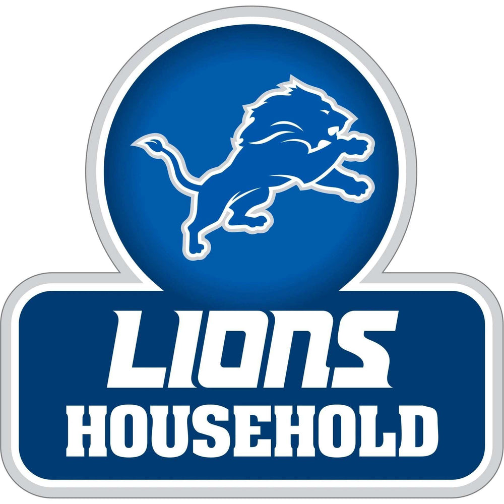 Detroit Lions Household Auto Decal - Detroit Lions - Flyclothing LLC