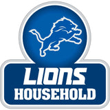 Detroit Lions Household Auto Decal - Detroit Lions - Flyclothing LLC