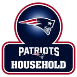 New England Patriots Household Auto Decal - New England Patriots - Flyclothing LLC