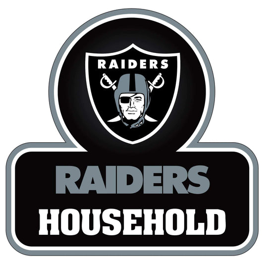 Las Vegas Raiders Household Auto Decal - Las Vegas Raiders - Flyclothing LLC