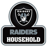 Las Vegas Raiders Household Auto Decal - Las Vegas Raiders - Flyclothing LLC