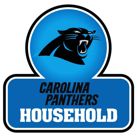 Carolina Panthers Household Auto Decal - Carolina Panthers - Flyclothing LLC