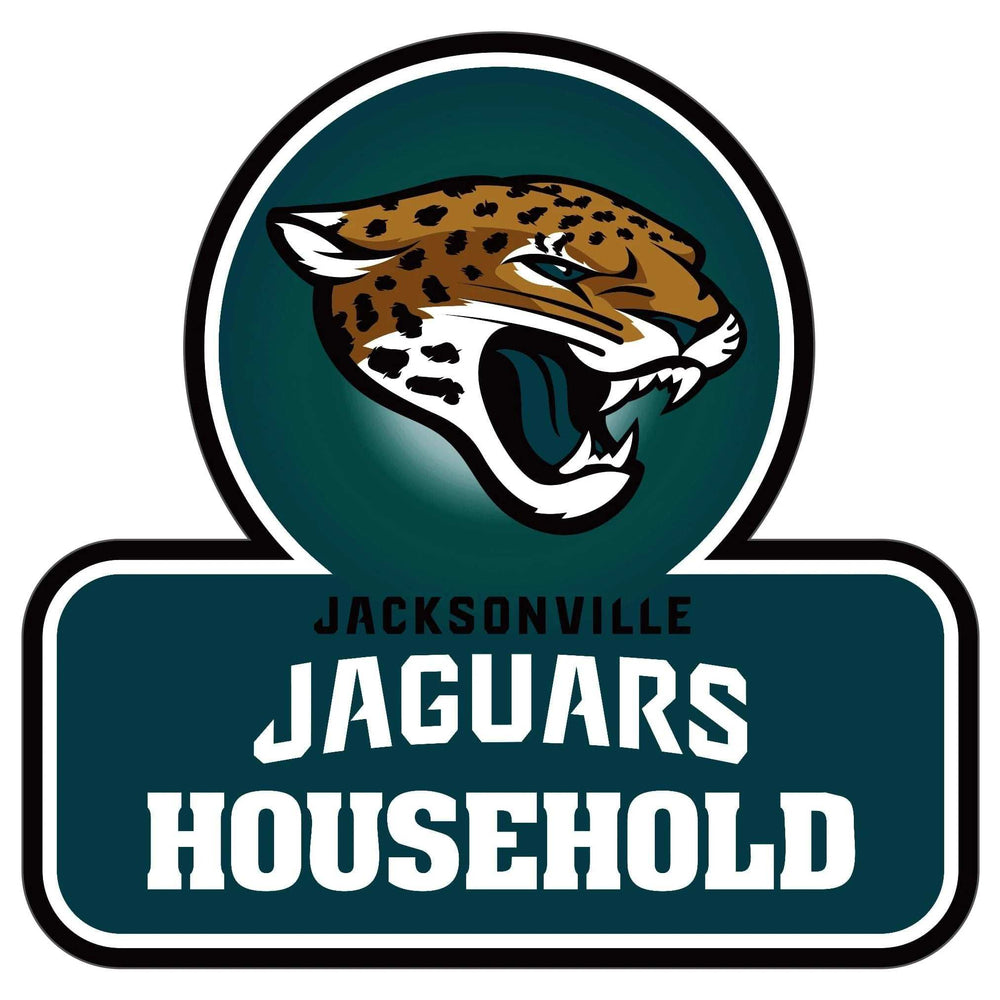 Jacksonville Jaguars Household Auto Decal - Jacksonville Jaguars - Flyclothing LLC