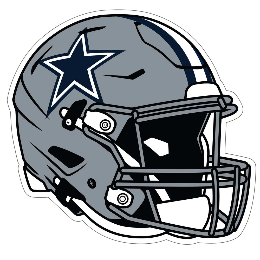 Dallas Cowboys Helmet Auto Decal - Dallas Cowboys - Flyclothing LLC