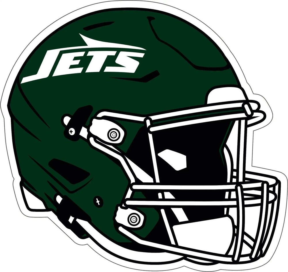 New York Jets Helmet Auto Decal - New York Jets - Flyclothing LLC