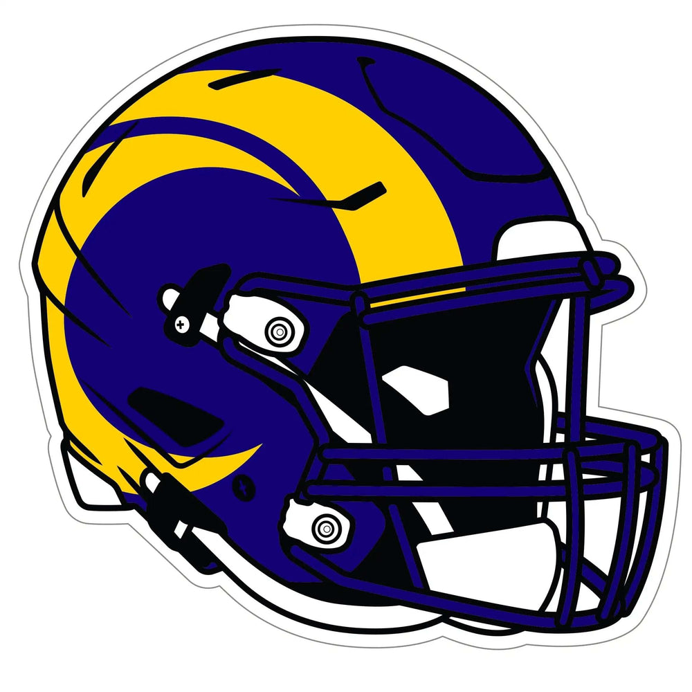Los Angeles Rams Helmet Auto Decal - Los Angeles Rams - Flyclothing LLC