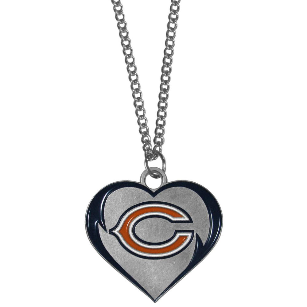 Chicago Bears Heart Necklace - Chicago Bears - Flyclothing LLC