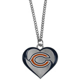 Chicago Bears Heart Necklace - Chicago Bears - Flyclothing LLC