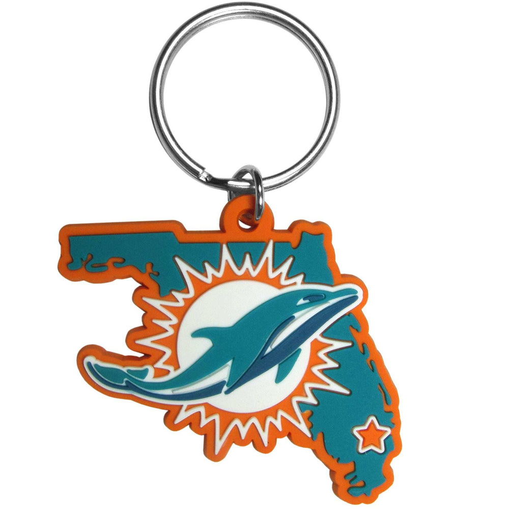 Miami Dolphins Home State Flexi Key Chain - Miami Dolphins - Flyclothing LLC