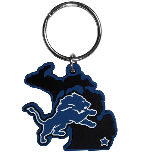 Detroit Lions Home State Flexi Key Chain - Detroit Lions - Flyclothing LLC