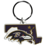 Baltimore Ravens Home State Flexi Key Chain - Baltimore Ravens - Flyclothing LLC