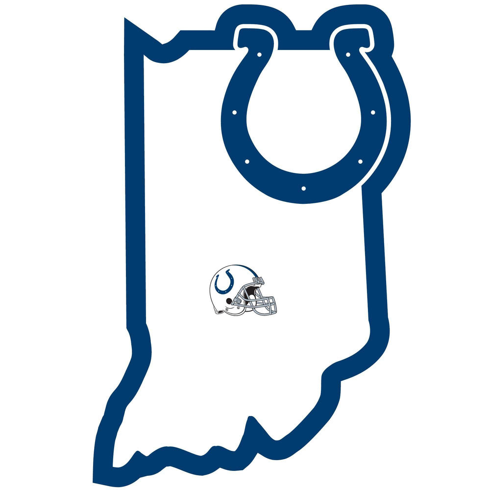 Indianapolis Colts Home State Decal - Indianapolis Colts - Flyclothing LLC