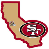 San Francisco 49ers Home State Decal - San Francisco 49ers - Flyclothing LLC