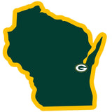 Green Bay Packers Home State Decal - Green Bay Packers - Flyclothing LLC