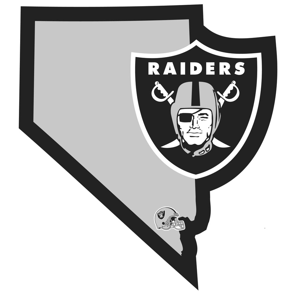 Las Vegas Raiders Home State Decal - Las Vegas Raiders - Flyclothing LLC