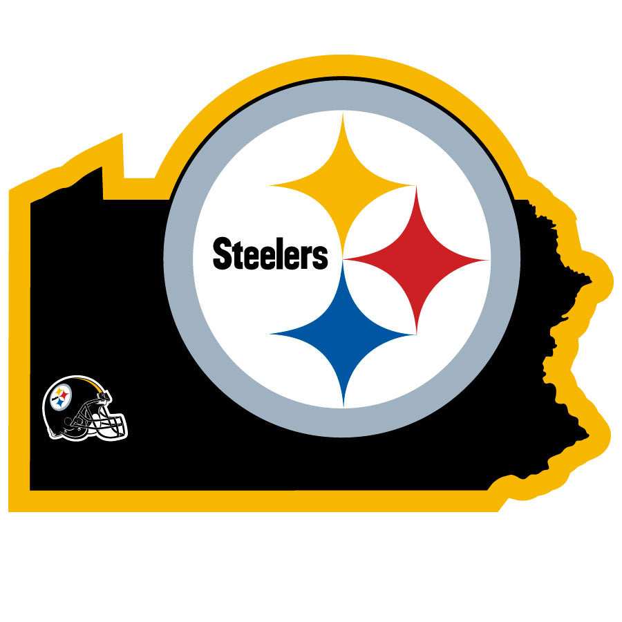 Pittsburgh Steelers Home State Decal - Pittsburgh Steelers - Flyclothing LLC