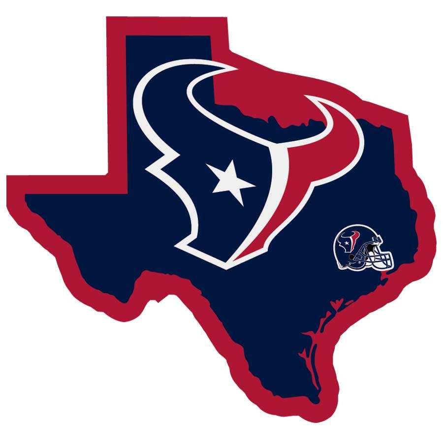 Houston Texans Home State Decal - Houston Texans - Flyclothing LLC