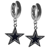 Dallas Cowboys Huggie Hoop Earrings - Dallas Cowboys - Flyclothing LLC