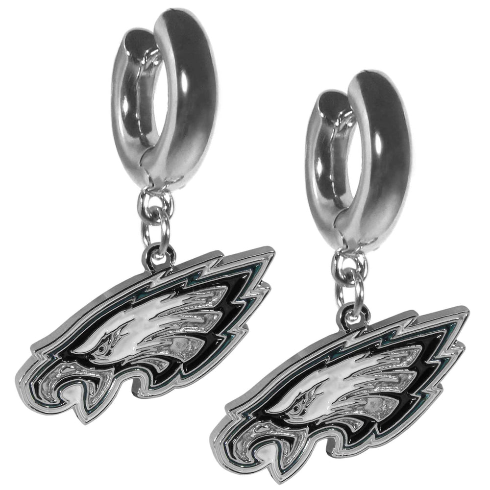 Philadelphia Eagles Huggie Hoop Earrings - Philadelphia Eagles - Flyclothing LLC