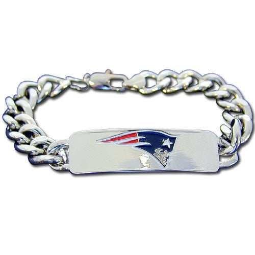 New England Patriots 9 Inch ID Bracelet - New England Patriots - Flyclothing LLC