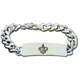 New Orleans Saints 9 Inch ID Bracelet - New Orleans Saints - Flyclothing LLC