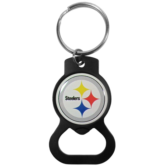 Pittsburgh Steelers Bottle Opener Key Chain Black - Pittsburgh Steelers - Flyclothing LLC