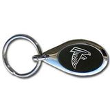 NFL Oval Chrome Key Chain - Atlanta Falcons - Atlanta Falcons - Flyclothing LLC