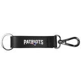 New England Patriots Black Strap Key Chain - New England Patriots - Flyclothing LLC