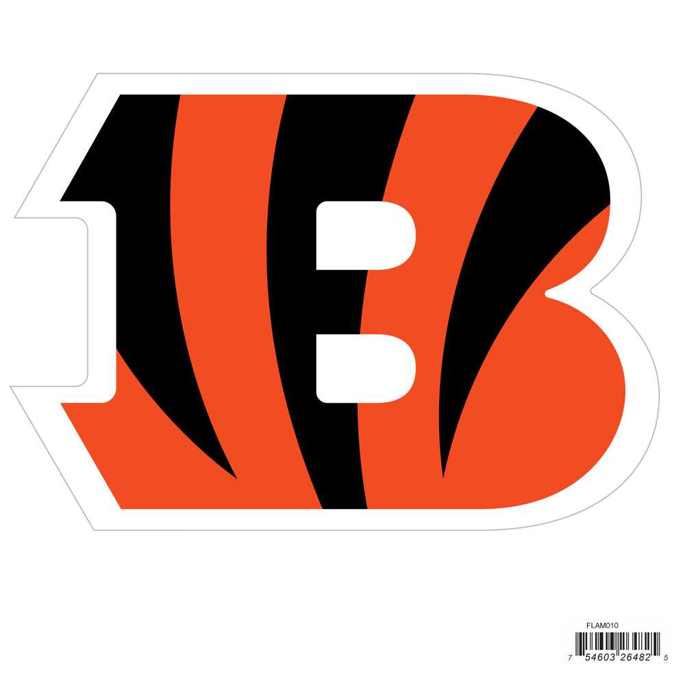 Cincinnati Bengals 8 inch Logo Magnets - Cincinnati Bengals - Flyclothing LLC