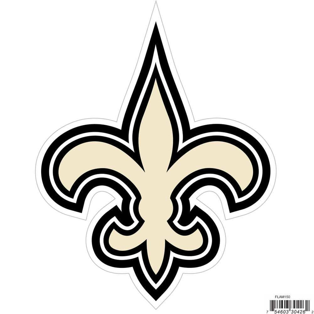 New Orleans Saints 8 inch Logo Magnets - New Orleans Saints - Flyclothing LLC