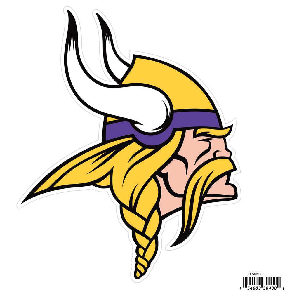 Minnesota Vikings 8 inch Logo Magnets - Minnesota Vikings - Flyclothing LLC