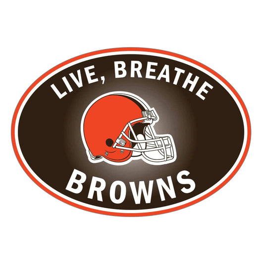Cleveland Browns Live-Breath Auto Decal - Cleveland Browns - Flyclothing LLC