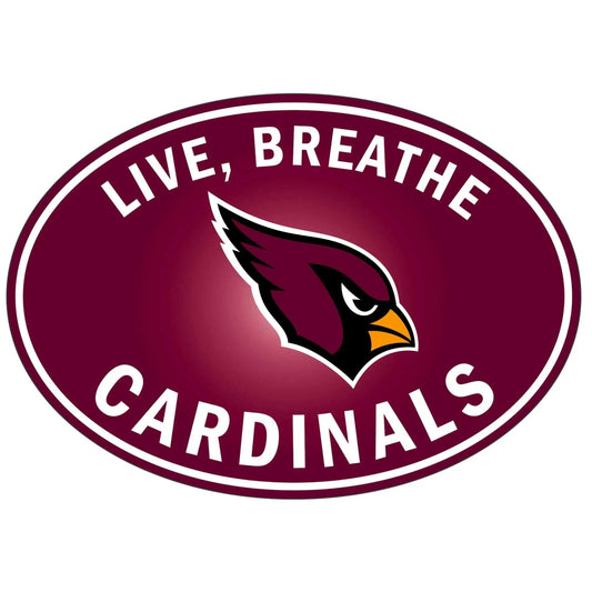 Arizona Cardinals Live-Breath Auto Decal - Arizona Cardinals - Flyclothing LLC