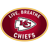 Kansas City Chiefs Live-Breath Auto Decal - Kansas City Chiefs - Flyclothing LLC