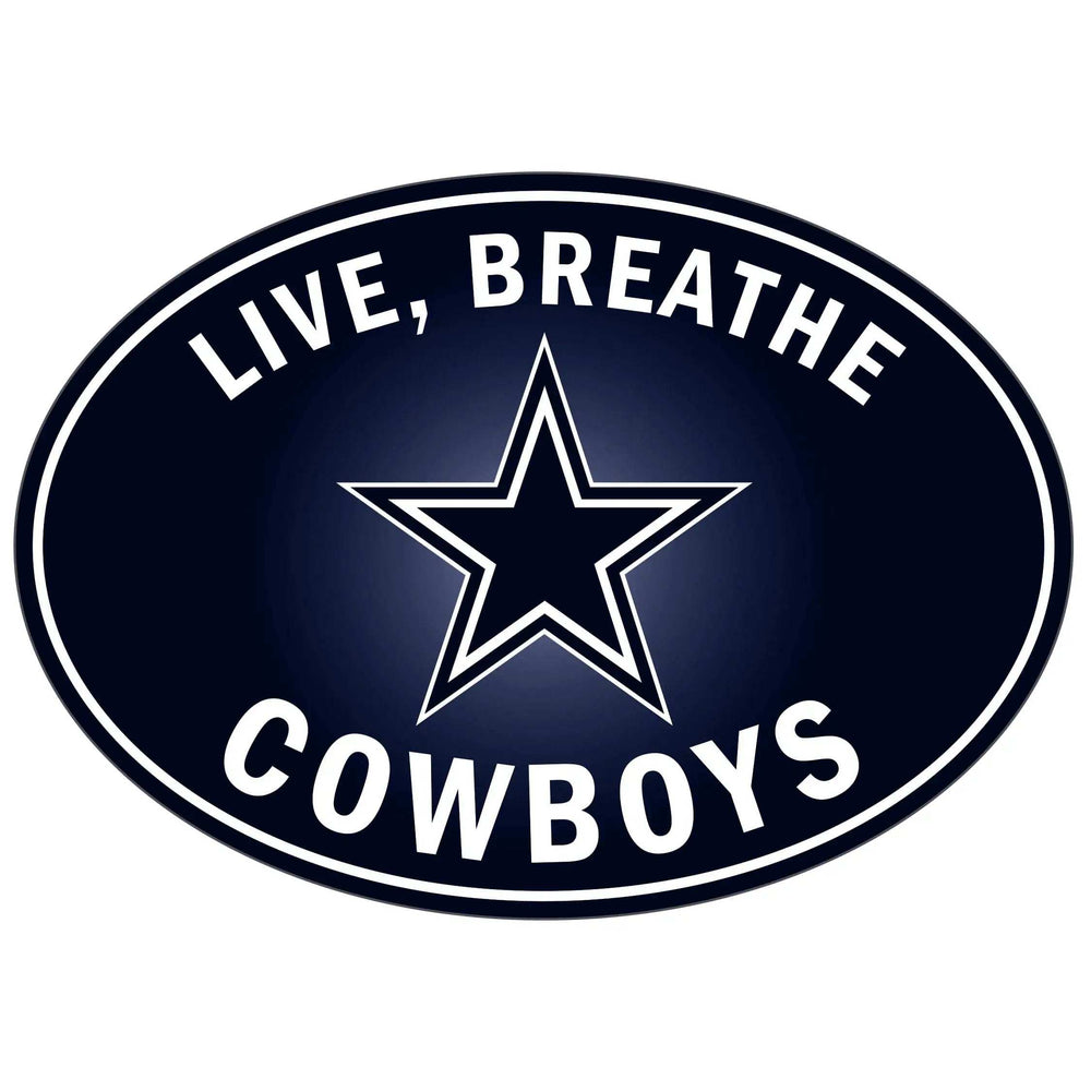 Dallas Cowboys Live-Breath Auto Decal - Dallas Cowboys - Flyclothing LLC