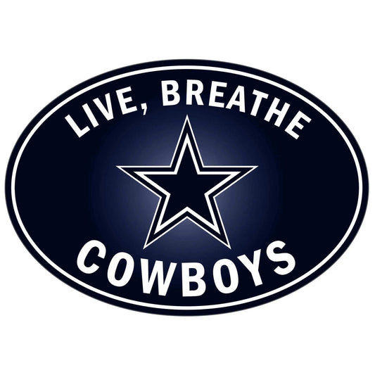 Dallas Cowboys Live-Breath Auto Decal - Dallas Cowboys - Flyclothing LLC