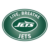 New York Jets Live-Breath Auto Decal - New York Jets - Flyclothing LLC