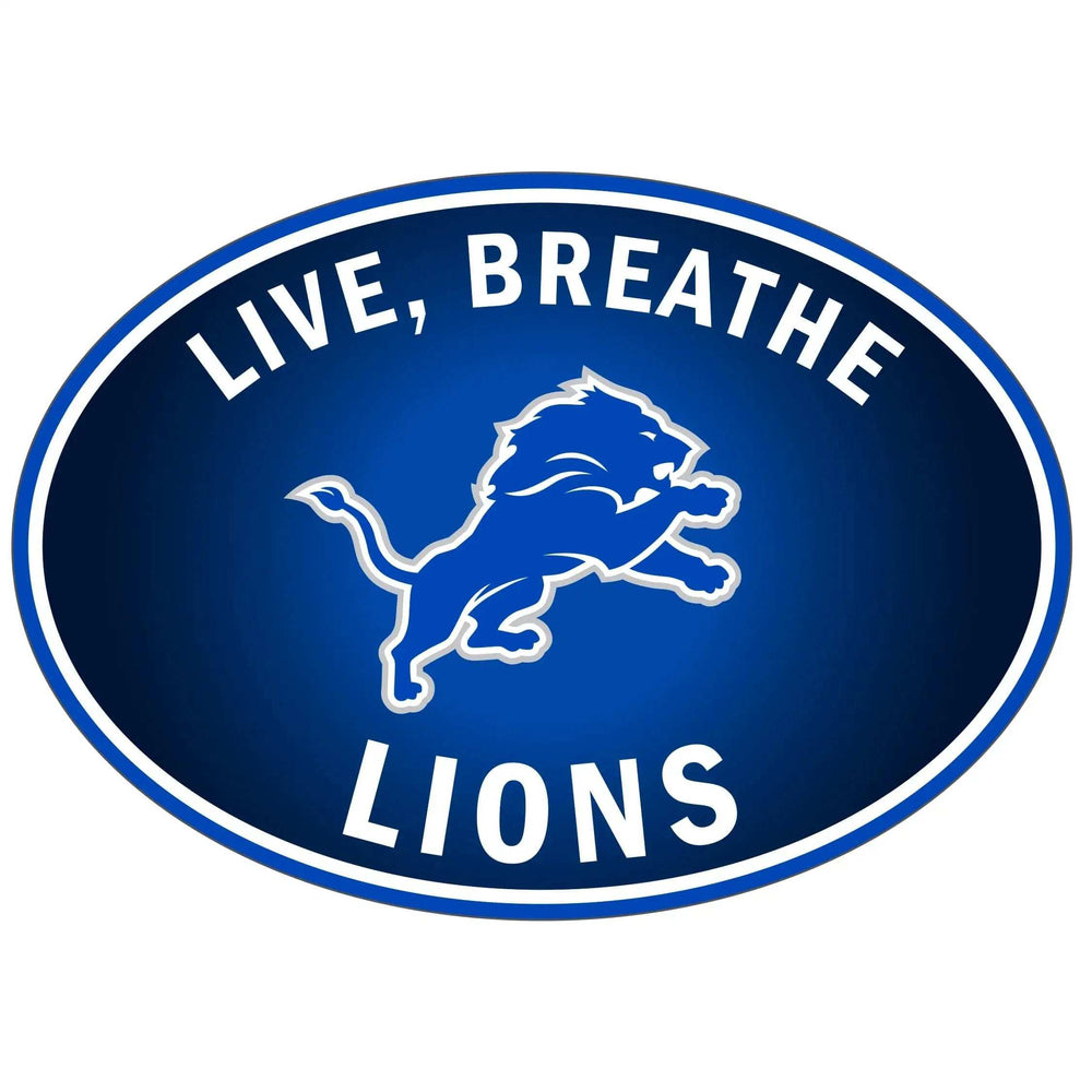 Detroit Lions Live-Breath Auto Decal - Detroit Lions - Flyclothing LLC