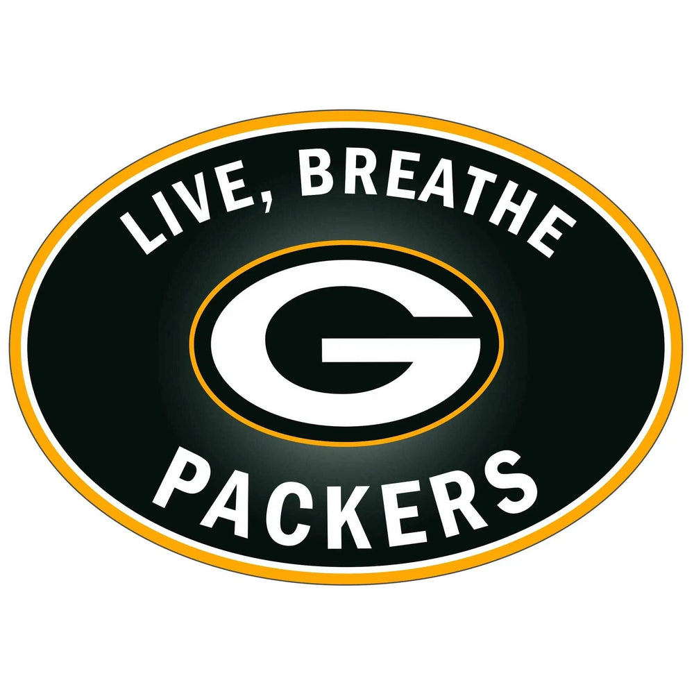 Green Bay Packers Live-Breath Auto Decal - Green Bay Packers - Flyclothing LLC