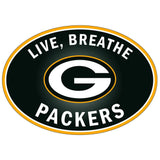 Green Bay Packers Live-Breath Auto Decal - Green Bay Packers - Flyclothing LLC